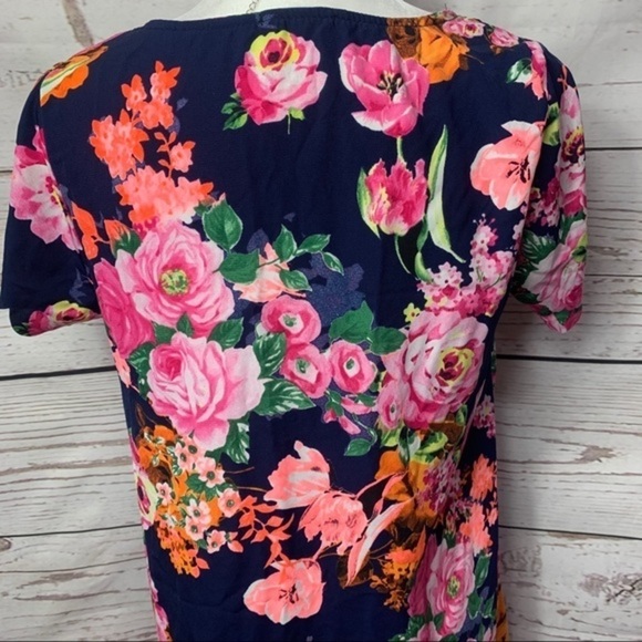 NWOT 12 PM By Mon Ami Floral Shift Dress - Picture 5 of 6